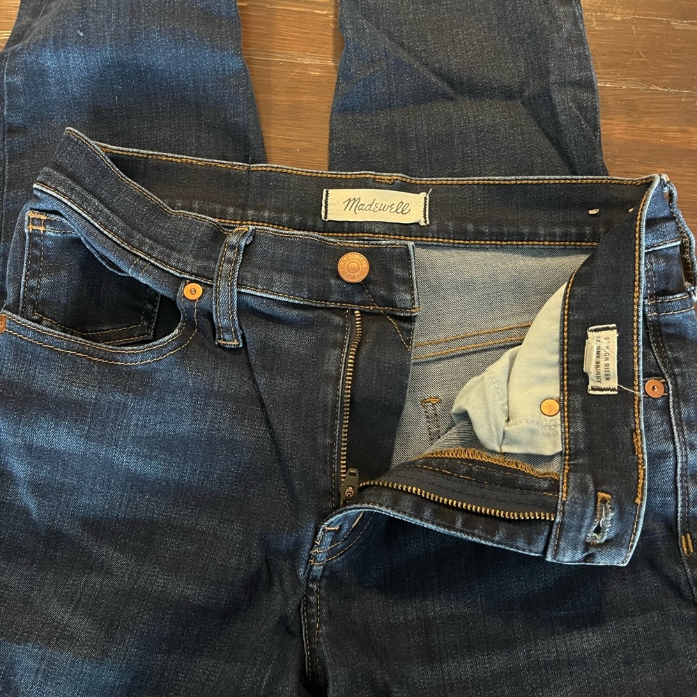 Madewell 9inch High Riser Skinny Skinny